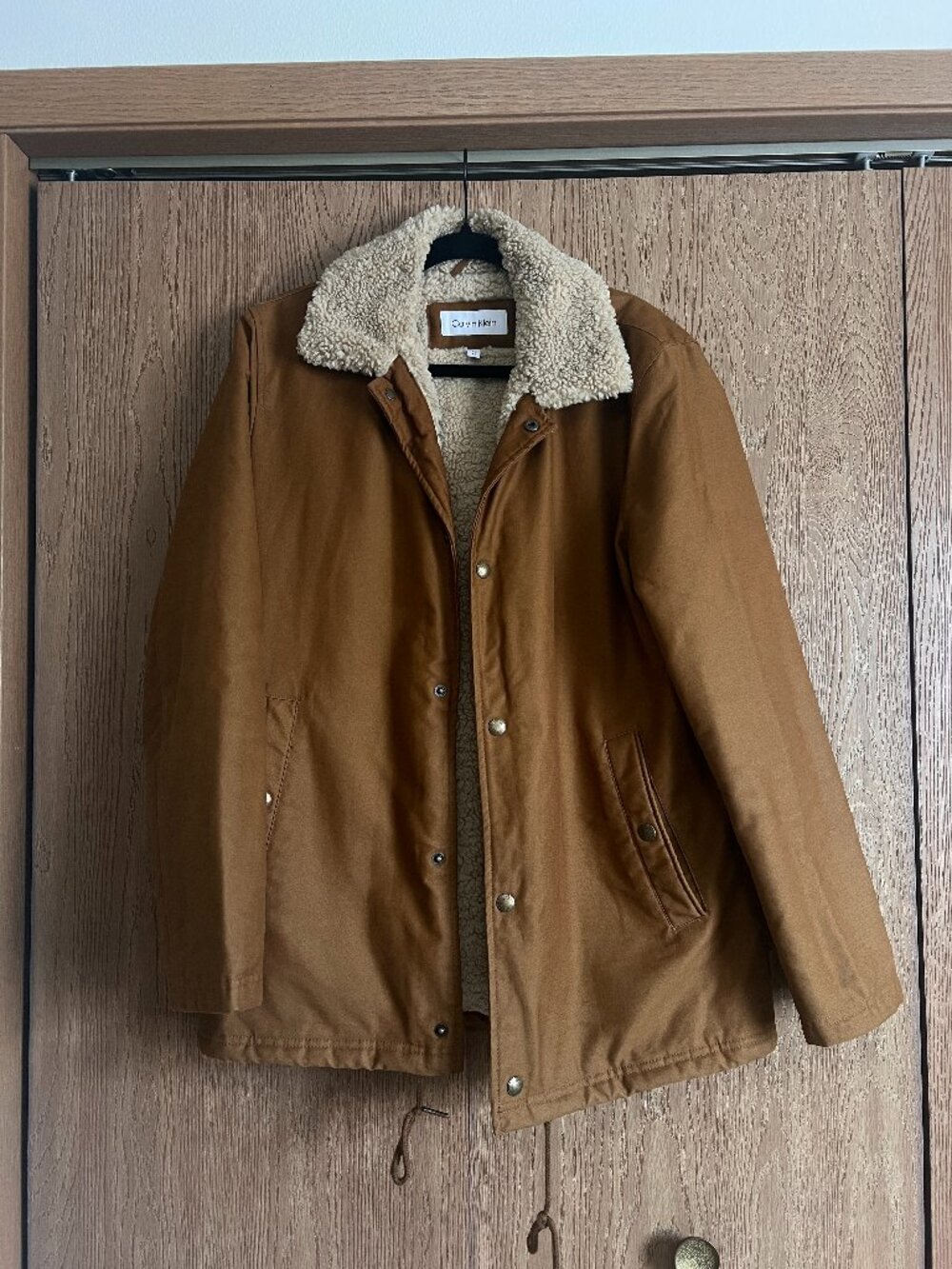 Calvin Klein Men's Sherpa-Lined Trucker Jacket
